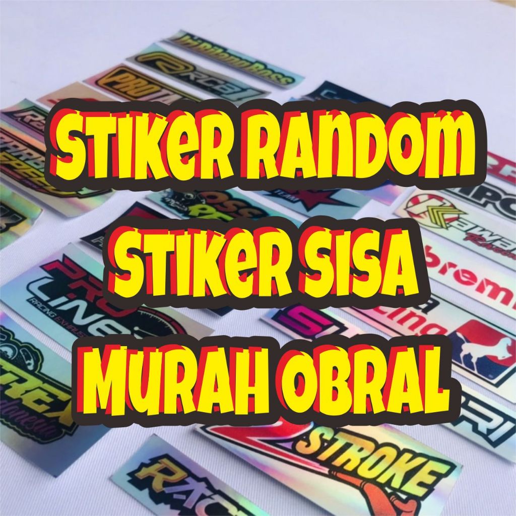 Jual Stiker Motor Dikirim Random Harga per bijian | Shopee Indonesia
