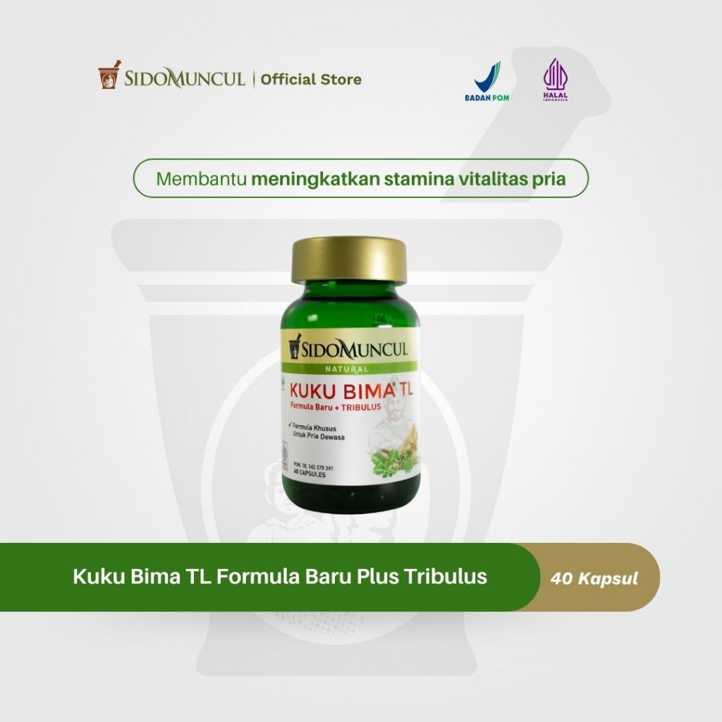 Jual Sido Muncul Natural Kuku Bima Tl Formula Baru Plus Tribulus 40