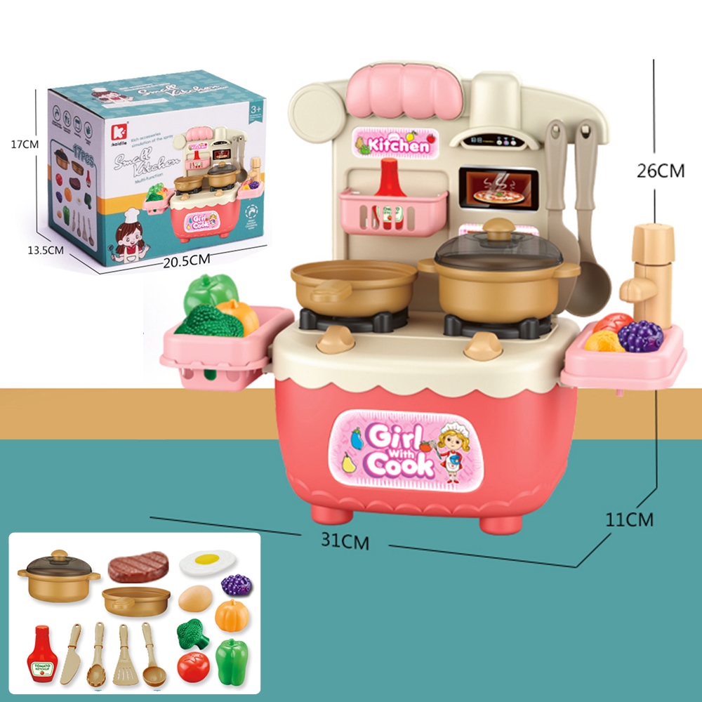 Jual Wetech Spraying Mist Kitchen Set Mainan Masak Dapur Set Mainan