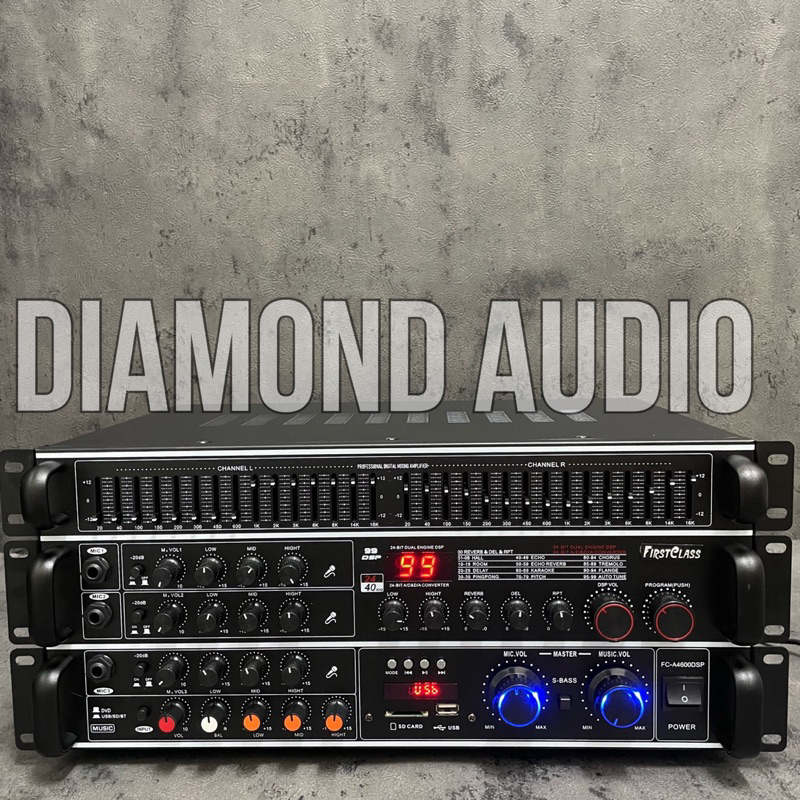 Jual Power Mixer Firstclass Fc A4600 Dsp Effects Vocal 99Dsp Digital