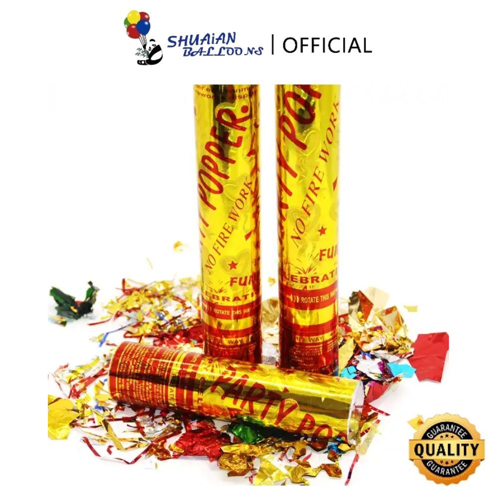 SHUAIAN Party Popper Confetti / Popper Party Ulang Tahun & Wedding Pulau Jawa Only