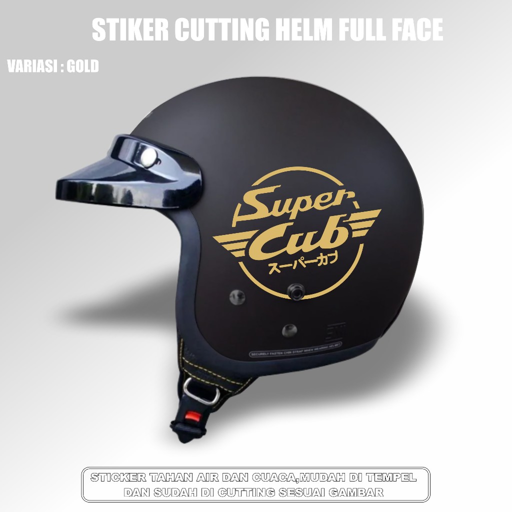 Jual Stiker Helm, Sticker helem Bogo 1 Set Variasi Super Cub | Shopee ...