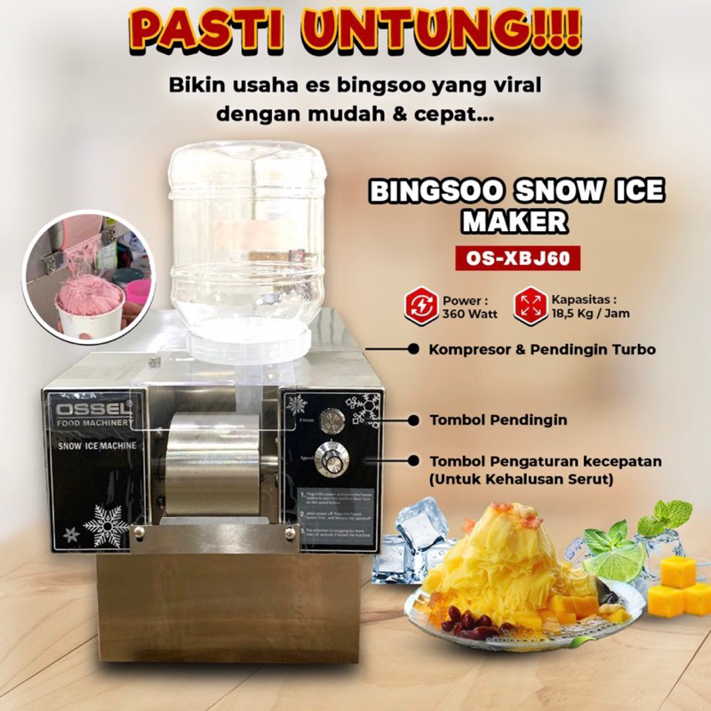 Korean Snow Bingsu Machine CM-S4200F Smart Air-cooled Bingsu