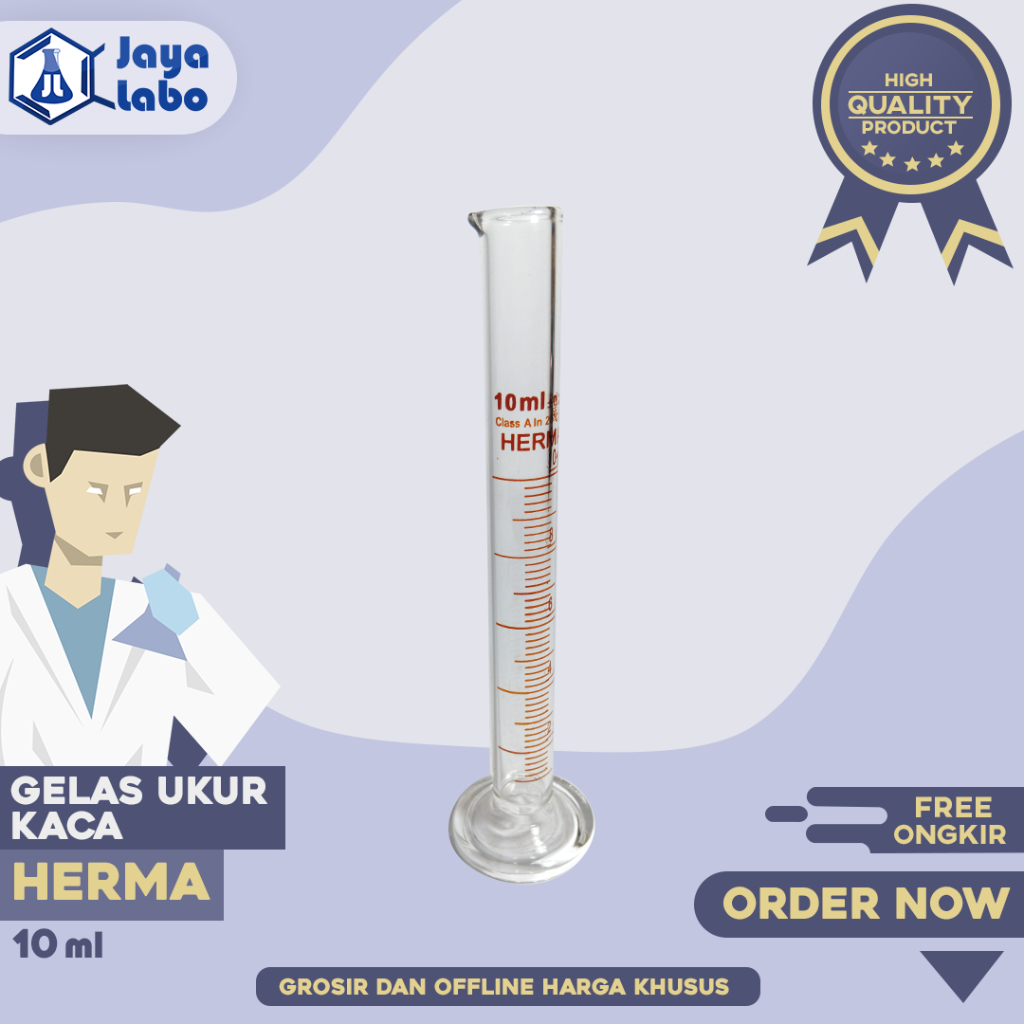 Jual Gelas Ukur Meassuring Glass Herma Vol 10 Ml Shopee Indonesia 2313