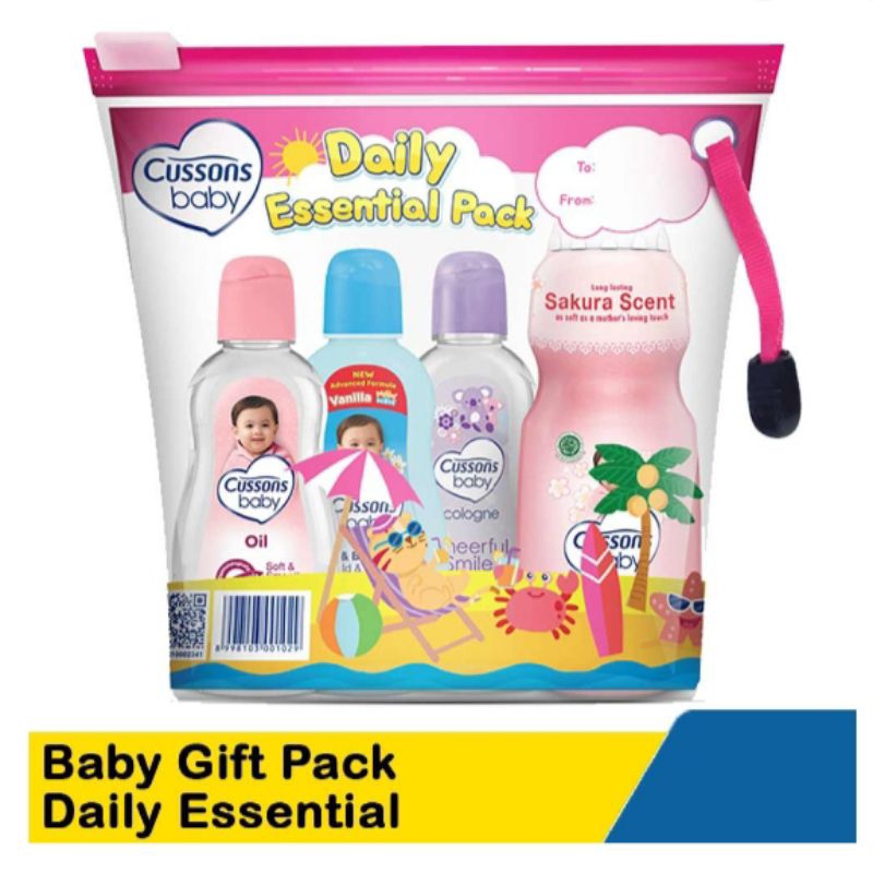 Jual Cussons baby gift set mini travel pack daily essential pack