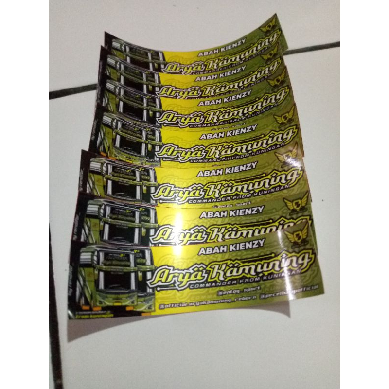 Jual stiker bus terbaru bumbleebee raya kemuning, sunankalijaga ...