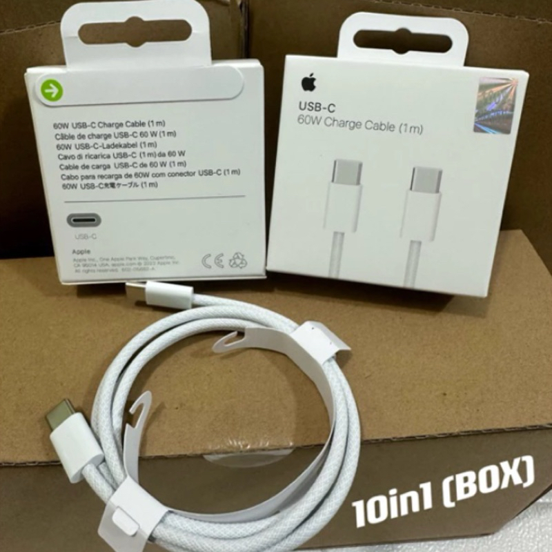 Jual (Free Gift: Sticker Apple) USB-C Charge Cable iPhone 15 Pro