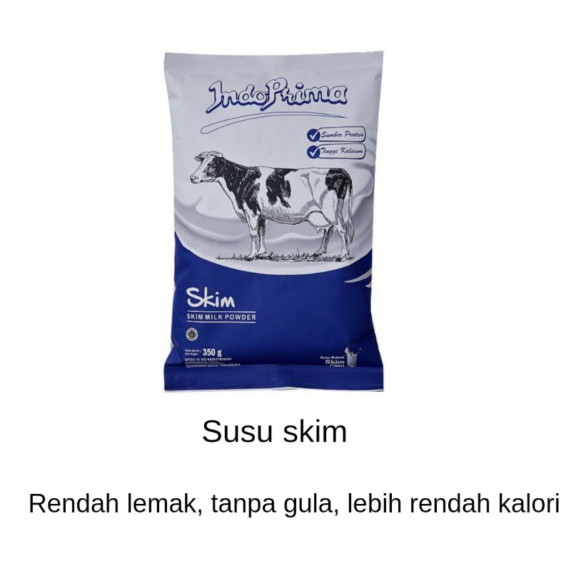 Jual susu sapi indoprima 350 gr susu penggemuk susu diet fullcream ...