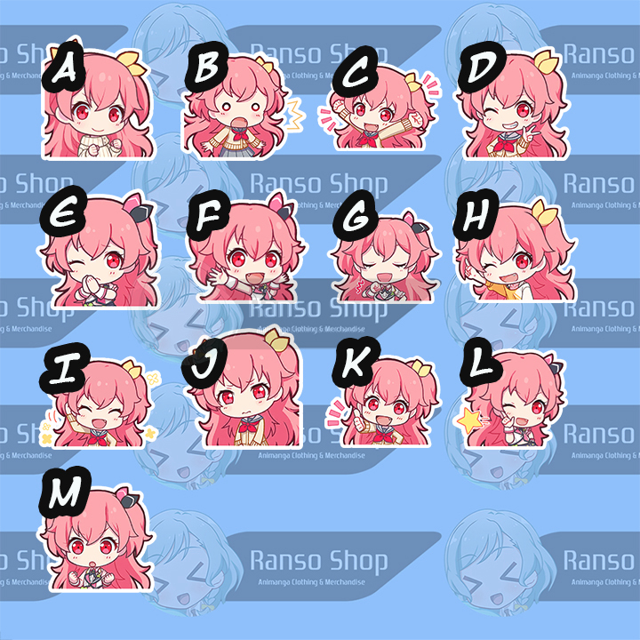 Jual Sticker Project Sekai Airi Chibi | Stiker Vinyl Satuan Momoi Airi ...