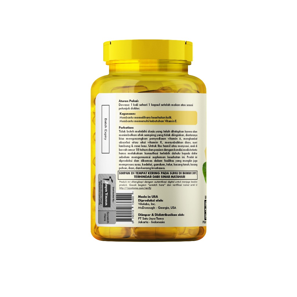 Jual Norvine Vitamin E 400 IU Original | Shopee Indonesia