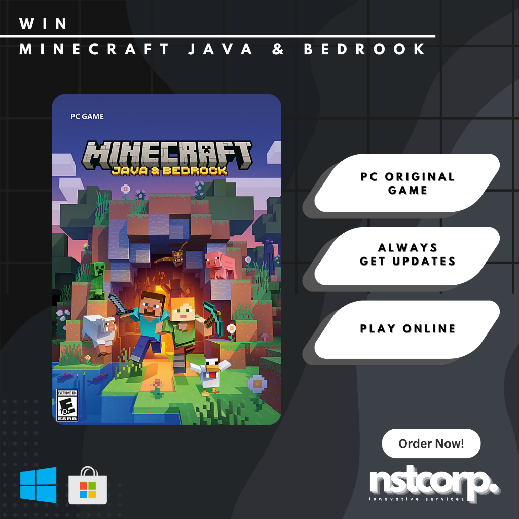Jual MINECRAFT JAVA & BEDROCK PC ORIGINAL Shopee Indonesia