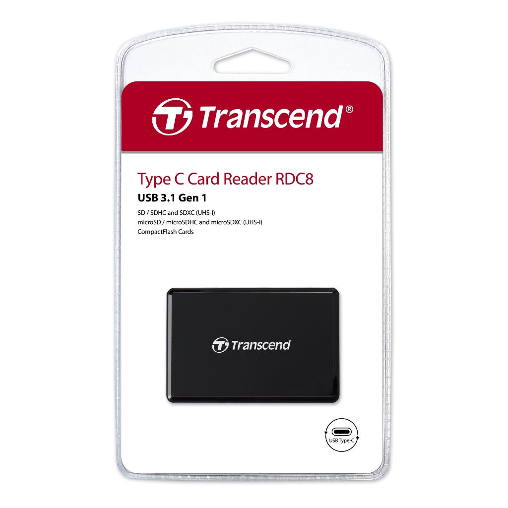 Jual Transcend Card Reader RDC8 [All-in-1 Multi Memory Card Reader ...