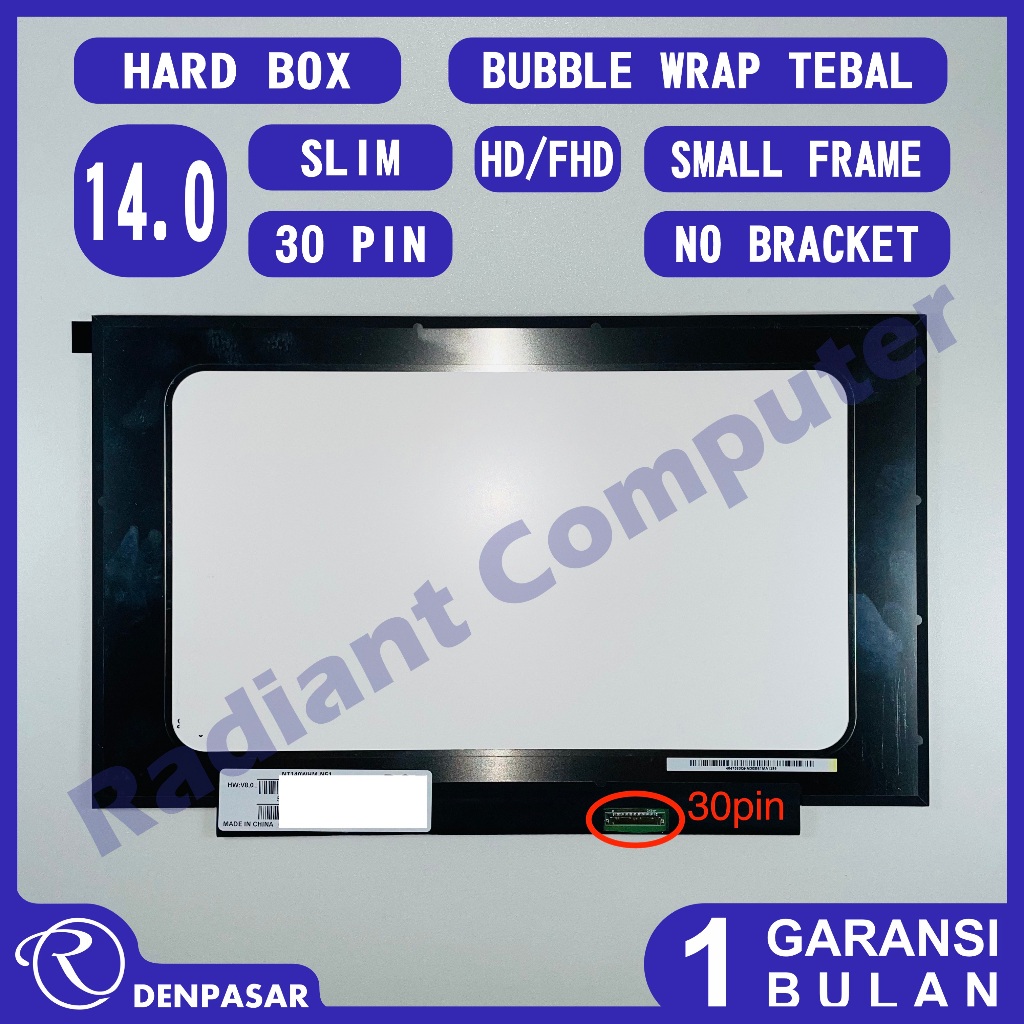 Visiodirect - Dalle ecran 14 LED pour Lenovo ThinkPad X1 Carbon 6eme Gen 30Pin 315mm FHD
