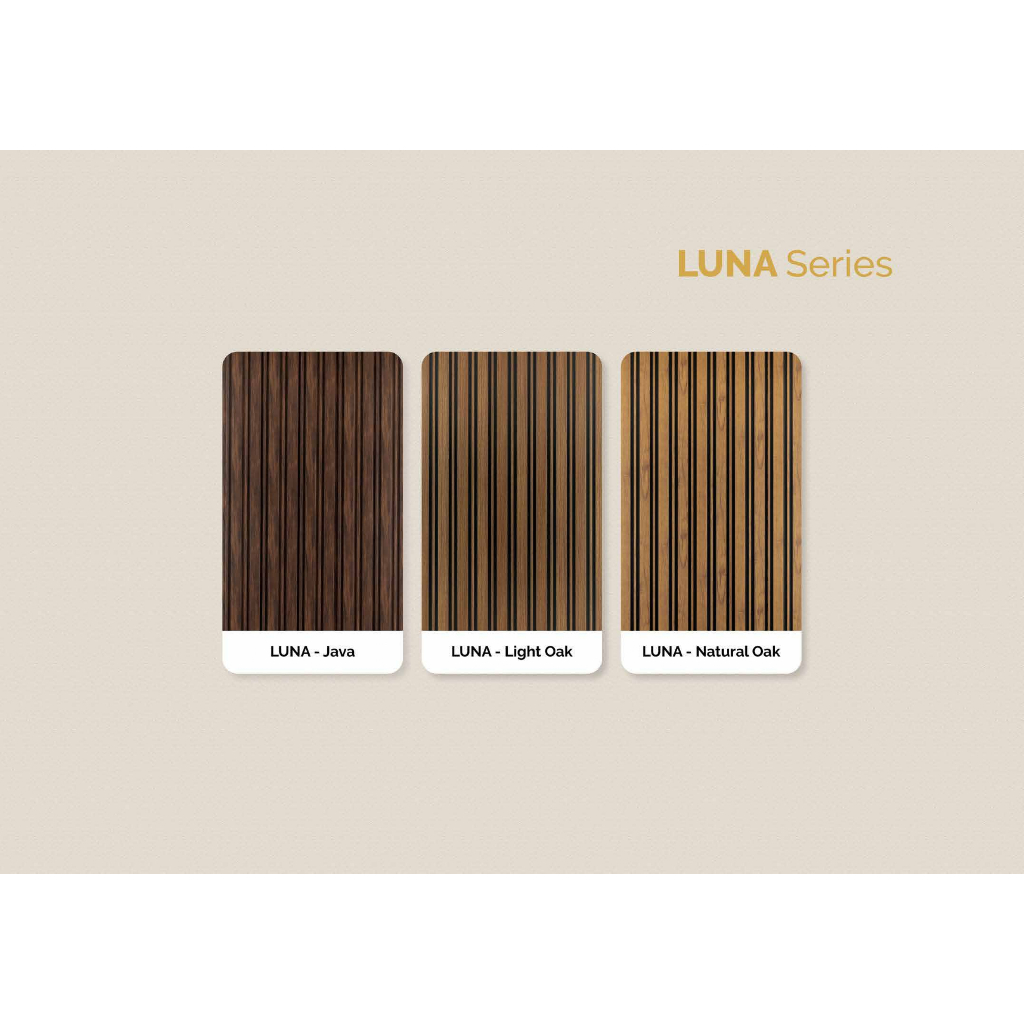 Jual Wood Panel WPC / Wall Panel WPC / Panel Dinding Kayu / LUNA SERIES