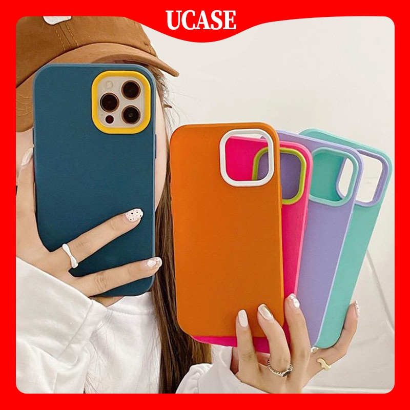 Jual Ucase Casing Ponsel Warna Polos Mewah Sederhana Iphone Mini Pro Max