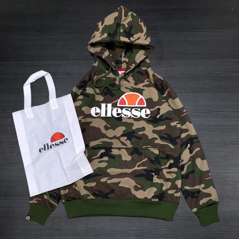 Ellesse camo hoodie sale