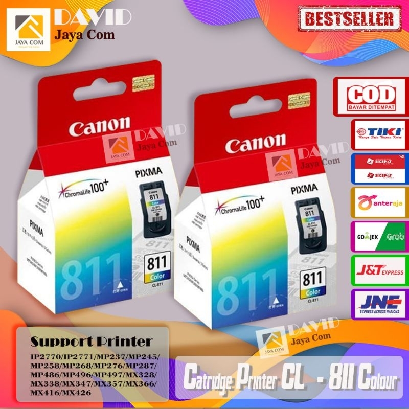 Jual Catridge Canon PG 810 & CL 811 for ip2770,mp287, ip2772, mp245 ...