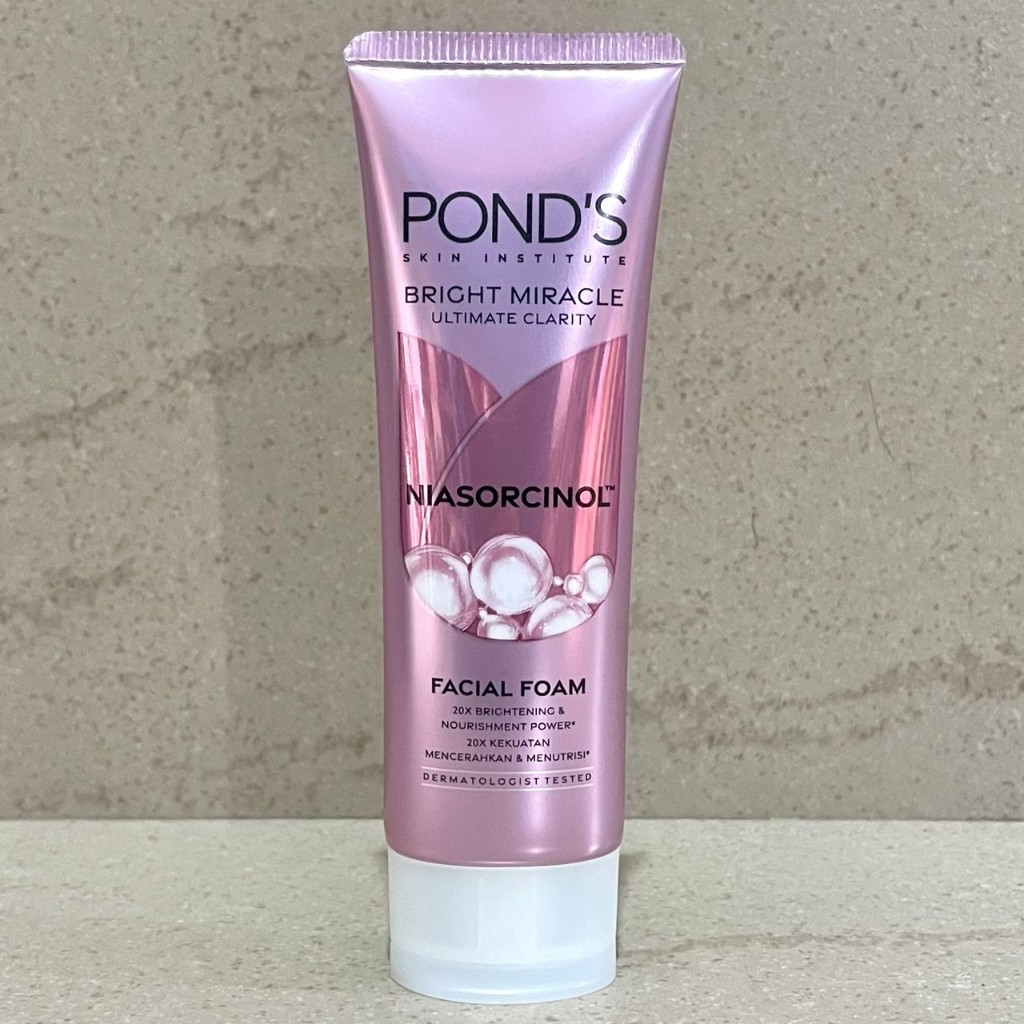 Jual Ponds Bright Miracle Ultimate Clarity Niasorcinol Facial Foam 50 ...