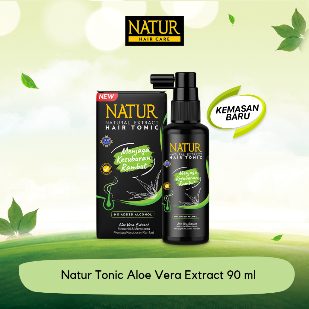 Jual Natur Hair Tonic Aloe Vera 50 ml 90 ml Untuk Menyuburkan Dan