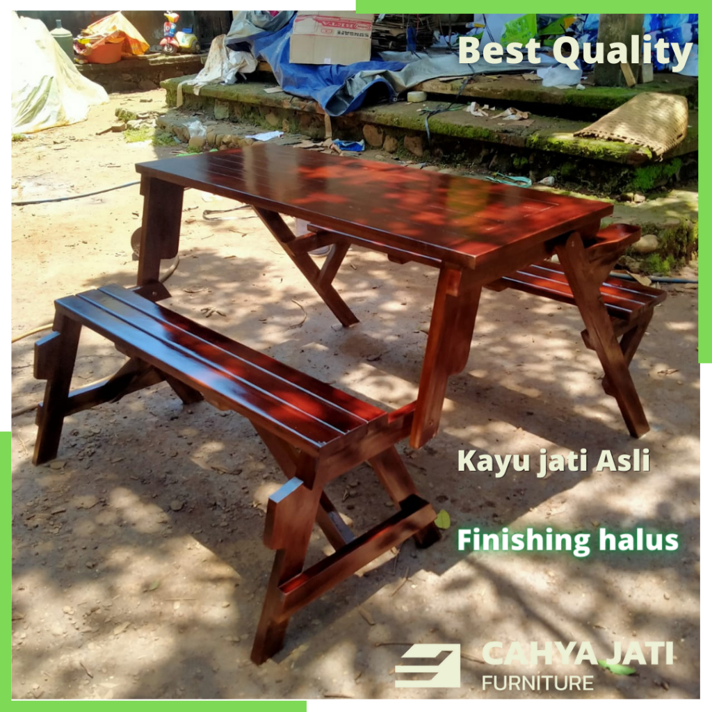 Jual Kursi Magic Taman Dan Cafe Outdoor Kayu Jati Bangku Portable Bisa ...