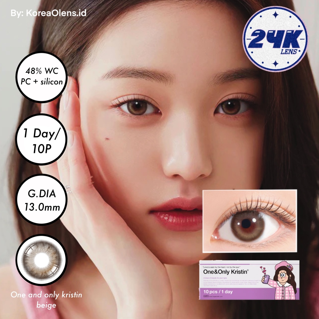 Jual SOFTLENS ORI KOREA HAPA KRISTIN IVE JANG WONYOUNG LENS ONE AND ...