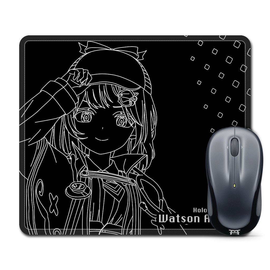 Jual Mouse pad gaming anime vtuber WATSON AMELIA LINE Hololive EN 1st ...