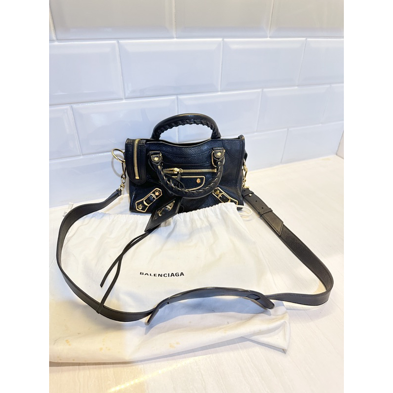 Jual balenciaga mini city Edge Black Ghw 2019 bag original