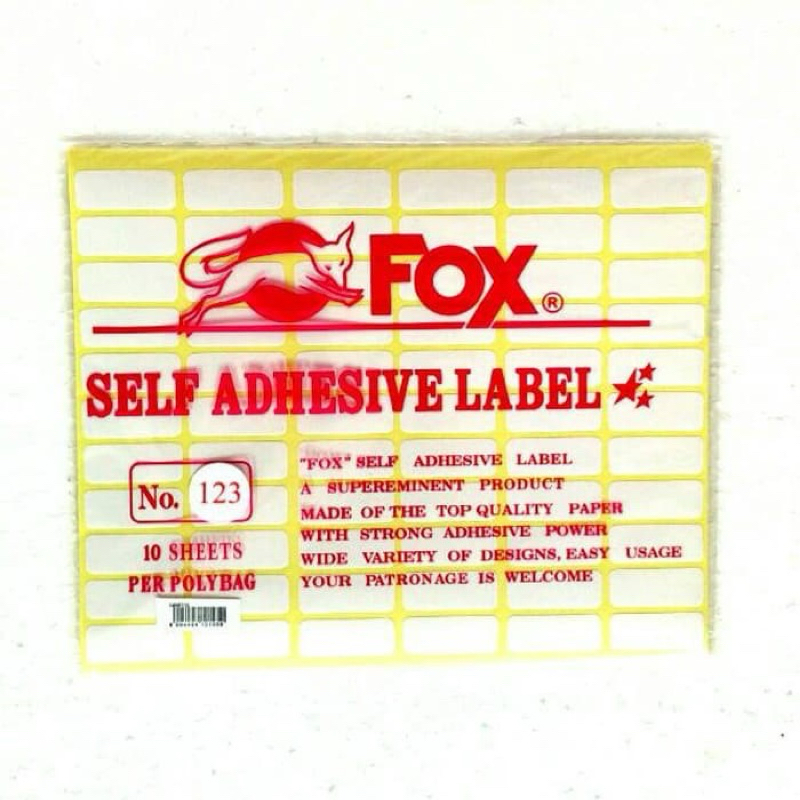 Jual sticker label ukuran 12x30mm (bulk order) | Shopee Indonesia