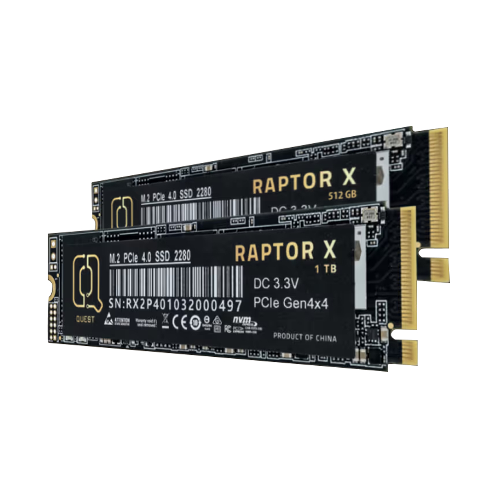 Jual SSD McQuest Digital Raptor X 512GB 1TB NVME Gen4 upto 5.000mbps ...