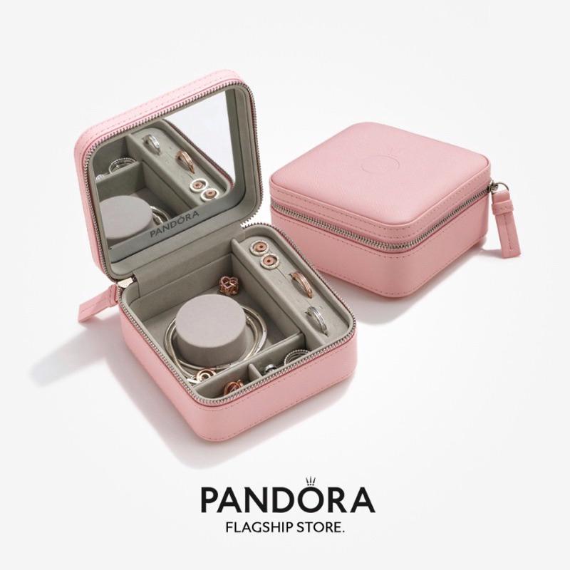 Jual PANDORA Pink Jewelry Box Original Tempat Perhiasan Authentic