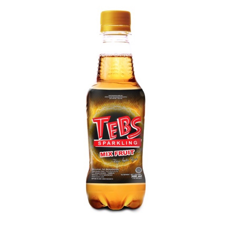Jual TEBS Sparkling Mix Fruit PET 300ml isi 12pcs | Shopee Indonesia