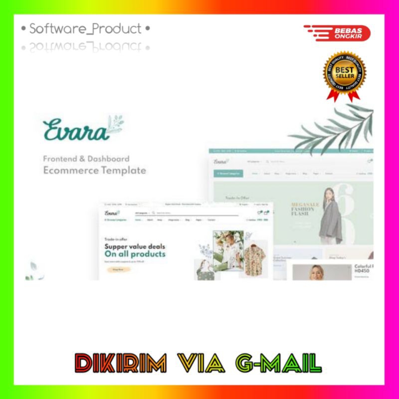 Jual Evara Bootstrap 5 Frontend & Dashboard Template v3.4.1