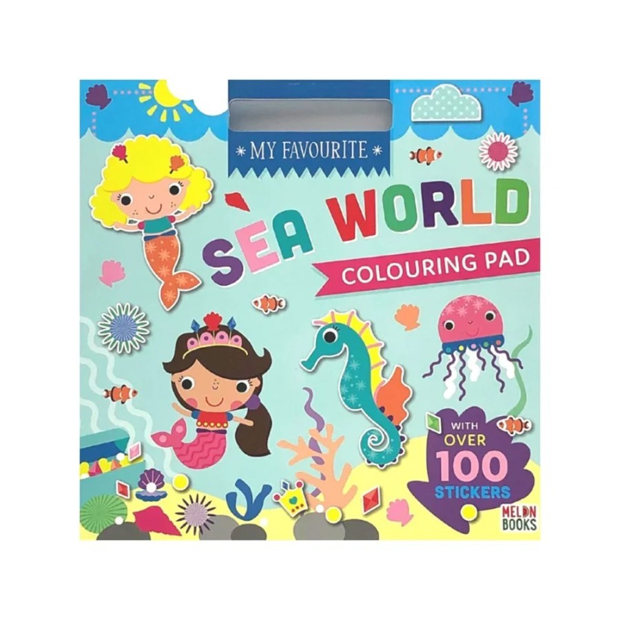 Jual Melon Books My Favourite Colouring Pad SeaWorld | Shopee Indonesia