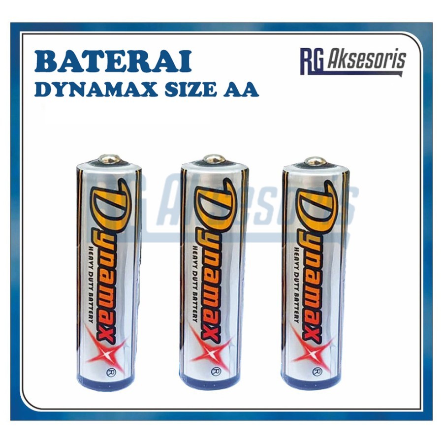 Jual Rg Baterai Dynamax A2 Abu Battery Merk Dynamax Batre Aa 1 5v [lmr