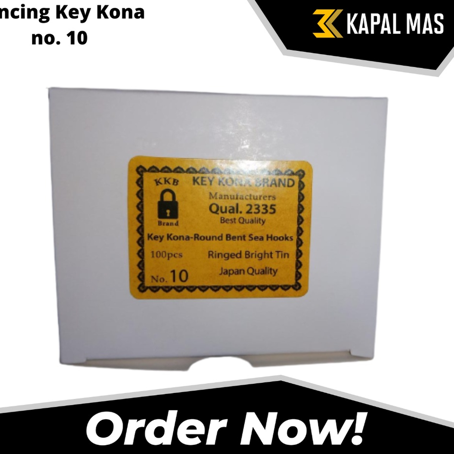 Jual PANCING IKAN KEY KONA BRAND NO. 8, 9, 10, 11 / PANCING / MATA KAIL ...