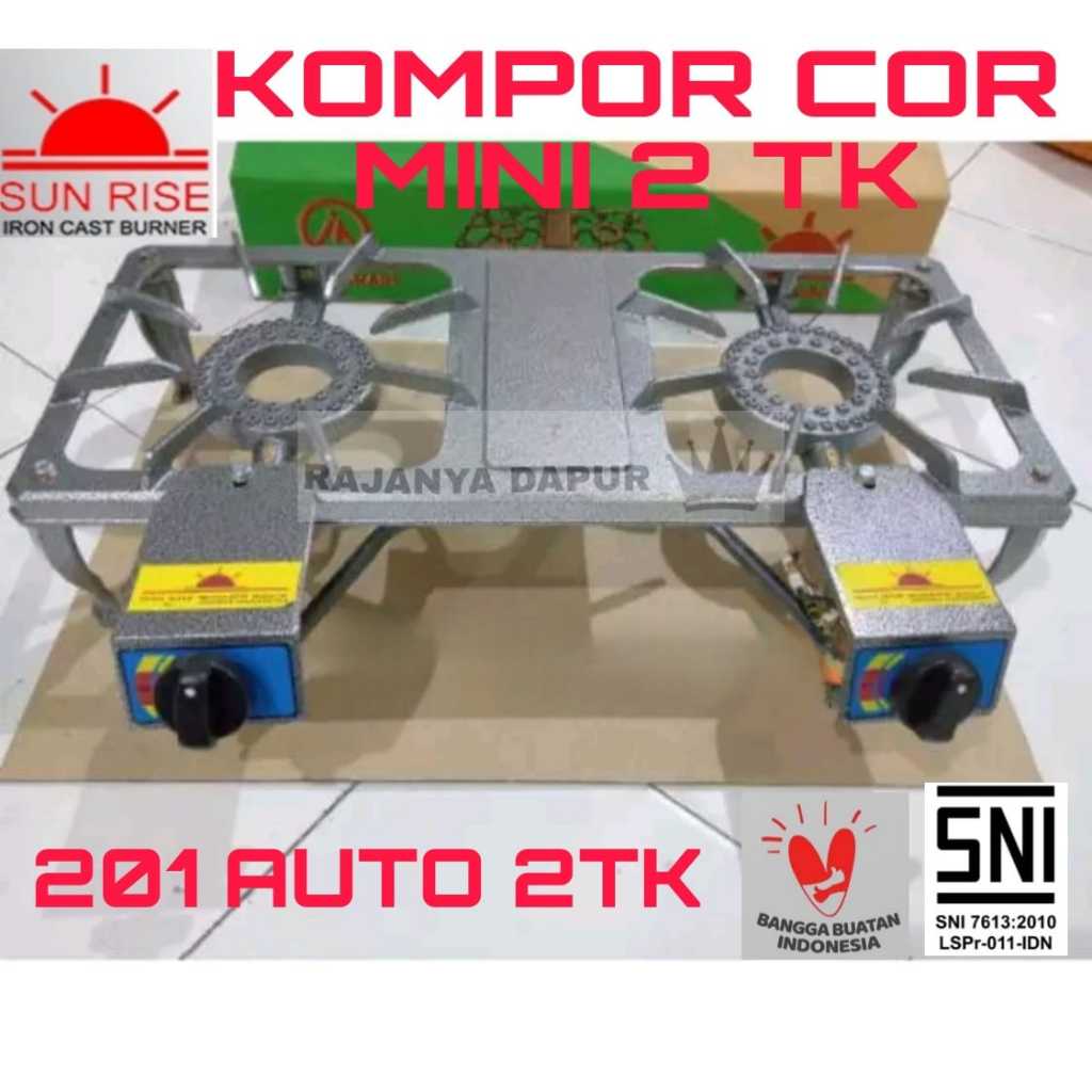 Jual Kompor Gas Bodi Cor Sunrise Sun Rise Tipe Auto Tungku Sni Kompor Mata Sunrise