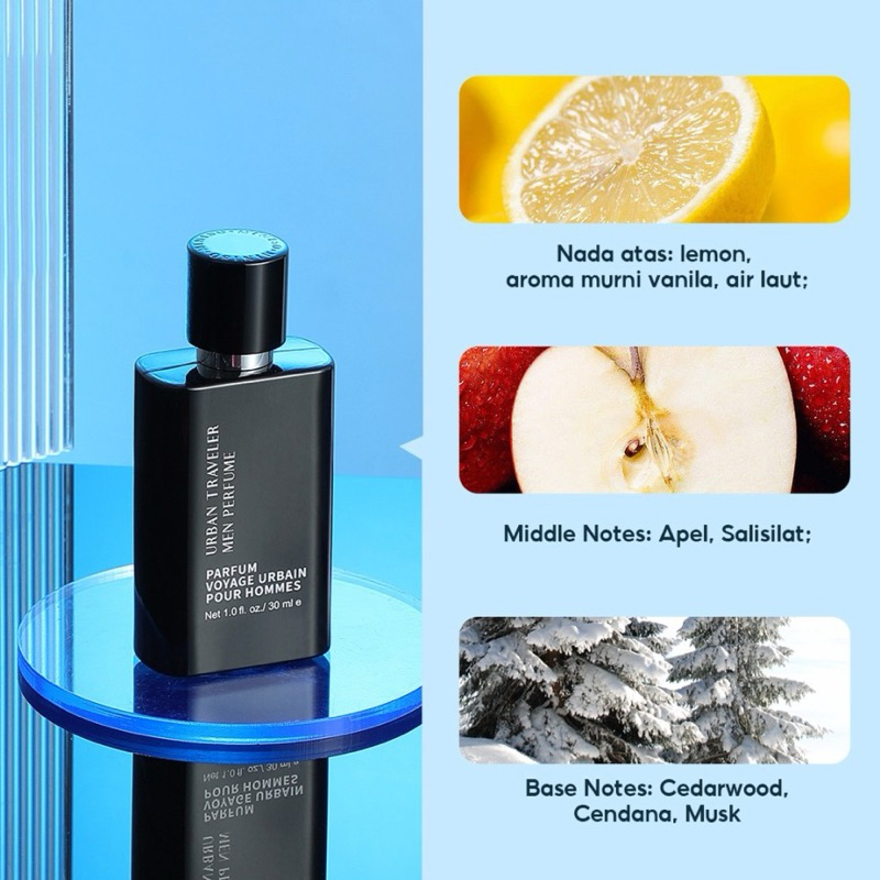 Official Parfum Miniso Perfume Urban Traveler Parfum Pria Parfum Memory  Exploration Eau De Parfum