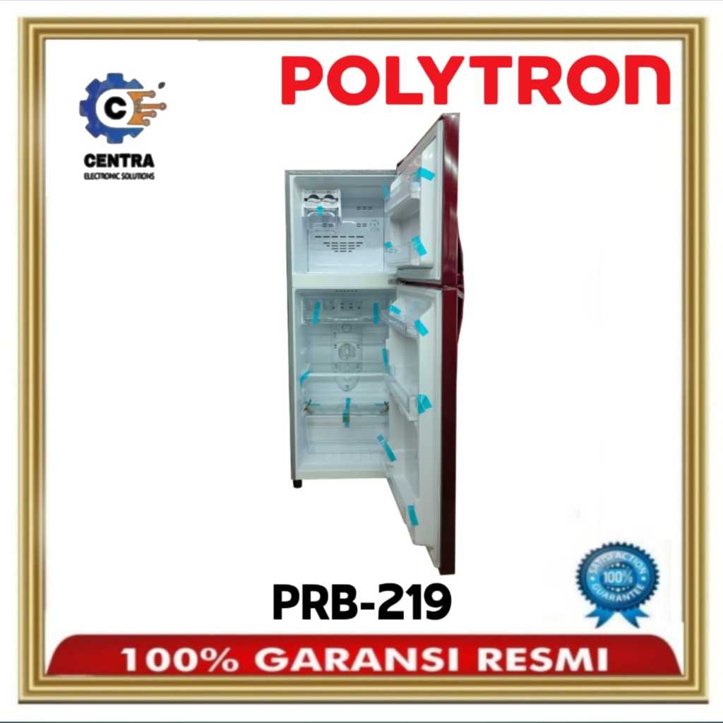Jual KULKAS POLYTRON PRB 219 LEMARI ES 2 PINTU PRB219 PRB 219 GARANSI ...