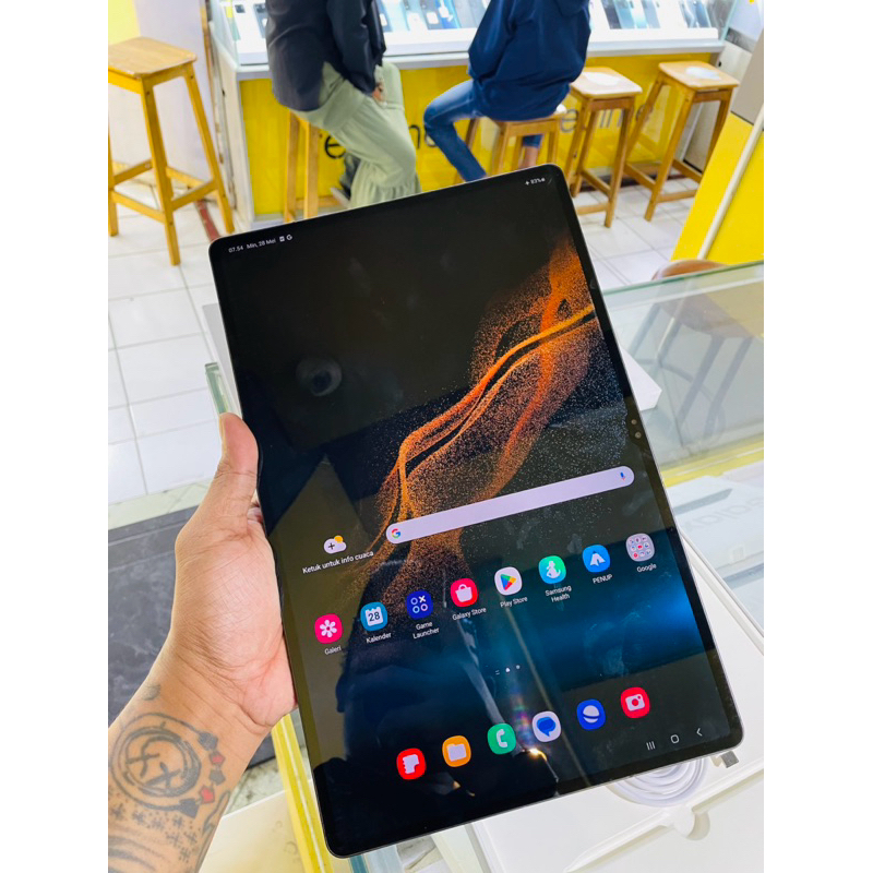 Jual Samsung Tab S8 Ultra 5G 12/256GB resmi sein full acc ori | Shopee ...