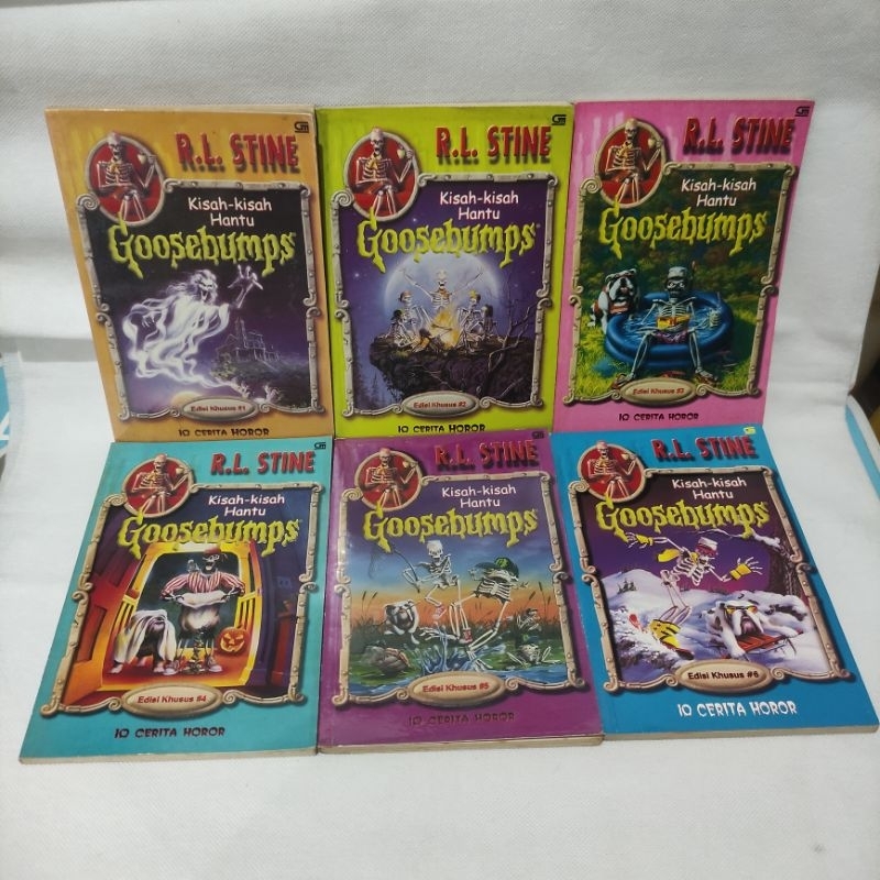 Jual Novel Goosebumps R L Stine Kisah Kisah Hantu Fullset Shopee Indonesia