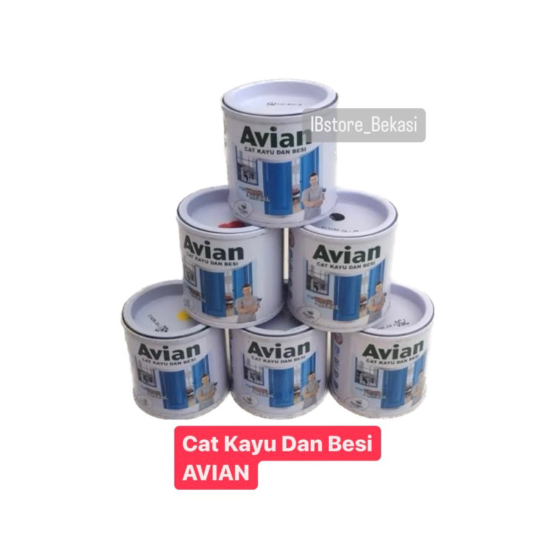 Jual Cat Minyak Kayu Dan Besi Avian 100cc Cat Kayu Dan Besi Avian Cat Minyak Avian Kayu 3882