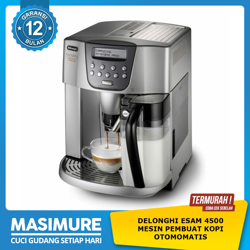 DELONGHI Mesin Pembuat Kopi Otomatis ESAM 4500 Garansi 12 Bln