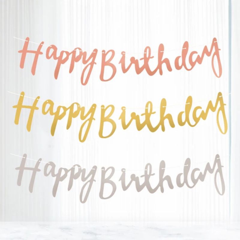 Jual Banner Happy Birthday latin / Banner HBD | Shopee Indonesia
