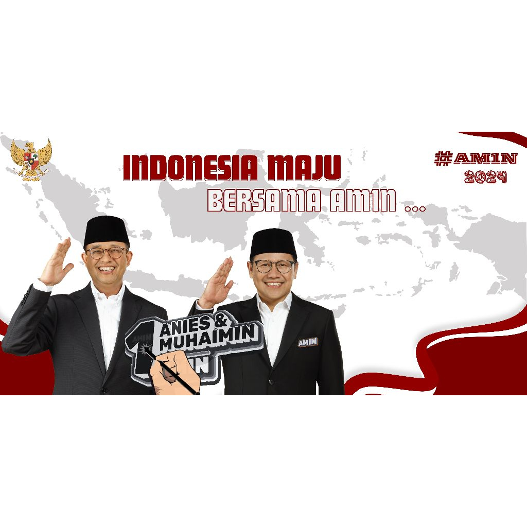 Jual Cetak Spanduk/Banner Anies & Cak Imin AMIN - Indonesia Maju ...