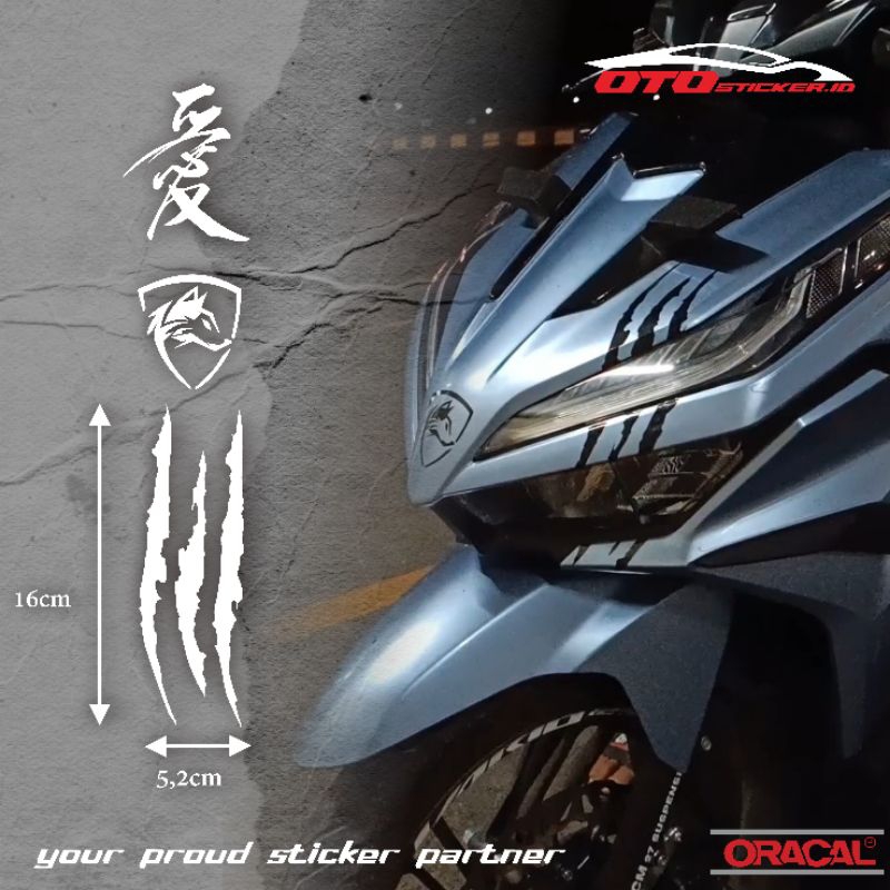Jual STIKER CAKAR LAMPU MOTOR 1 set | Shopee Indonesia