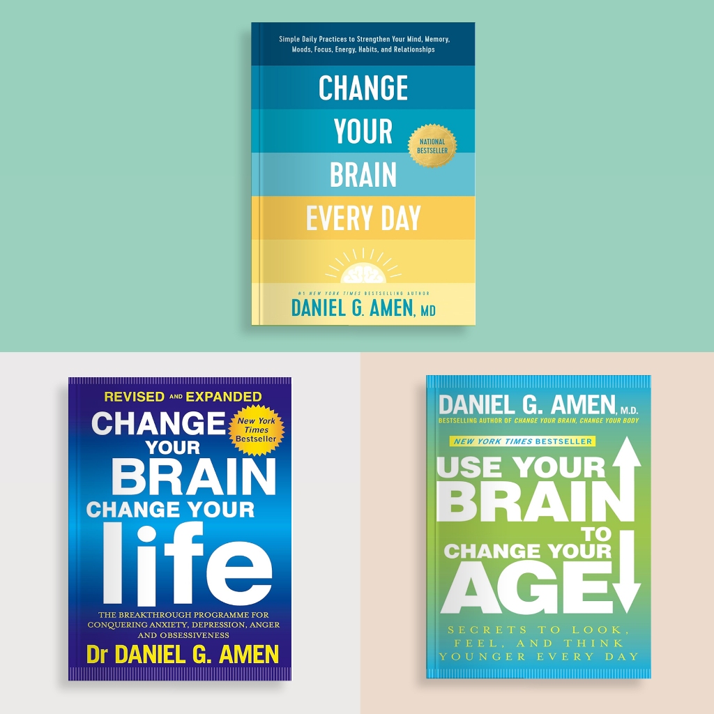 Jual Change Your Brain Books Series by Daniel G Amen (Change Your Brain  Everyday, Change Your Body, Change Your Grades, Change Your Life, to Chagne  Your Age)