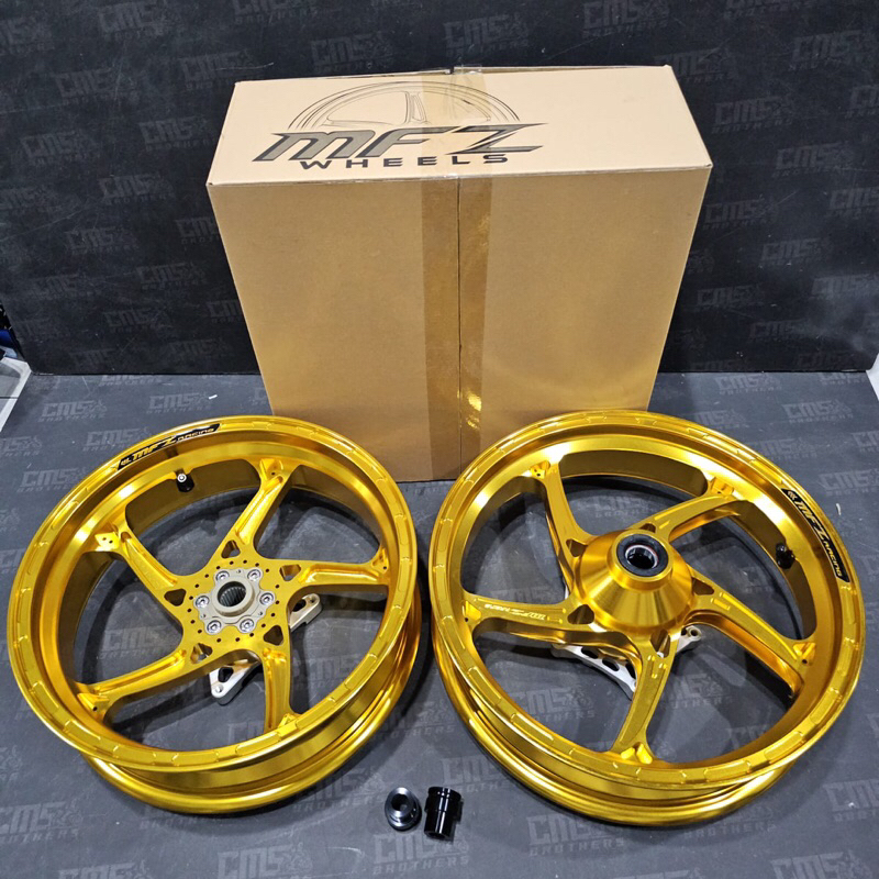 Jual Velg Velek Mfz Racing Forged Rims Yamaha Xmax Old New Gold Original Shopee Indonesia