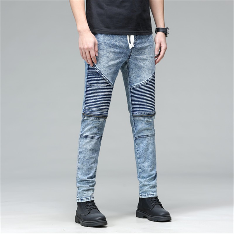 Jual celana jeans pria skinny stretch panjang cowok celana denim