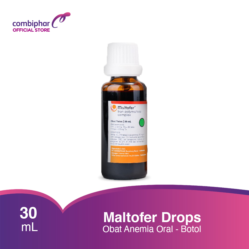 Jual Maltofer Drops 30ml - Obat Suplemen Zat Besi Terbaik | Shopee