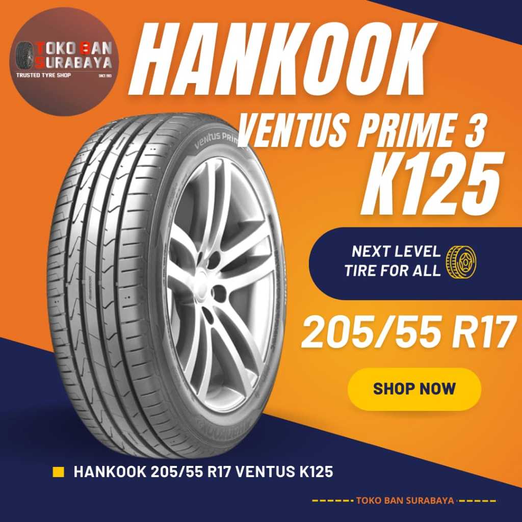 Jual Ban HANKOOK 205/55 R17 205/55R17 205/55/17 20555 R17 20555R17 R17 ...